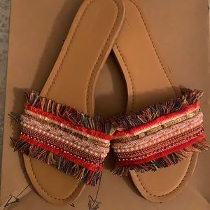 multi color sandals